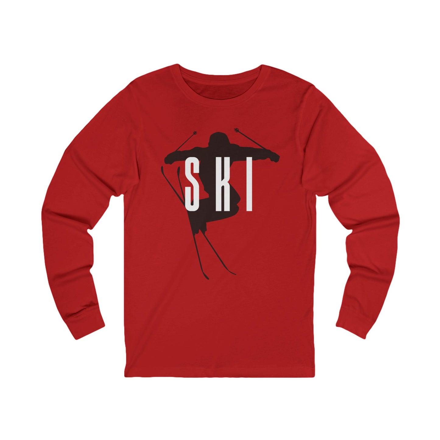 Ski Enthusiast Long Sleeve Tee - Perfect for Winter Adventures