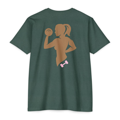 Girl Workout T-Shirt - Strength Training Tee
