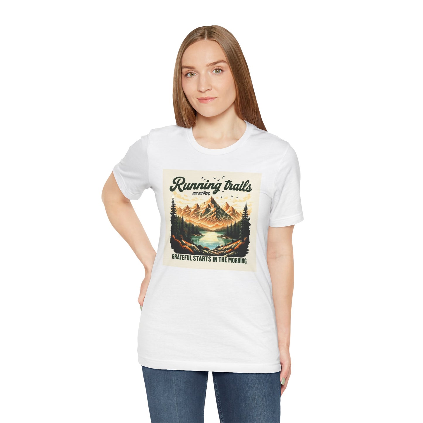 Running in Nature T-Shirt - Trail Runner Adventure Tee