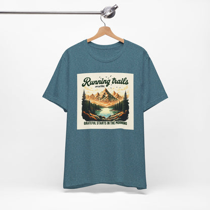 Running in Nature T-Shirt - Trail Runner Adventure Tee