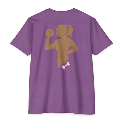Girl Workout T-Shirt - Strength Training Tee