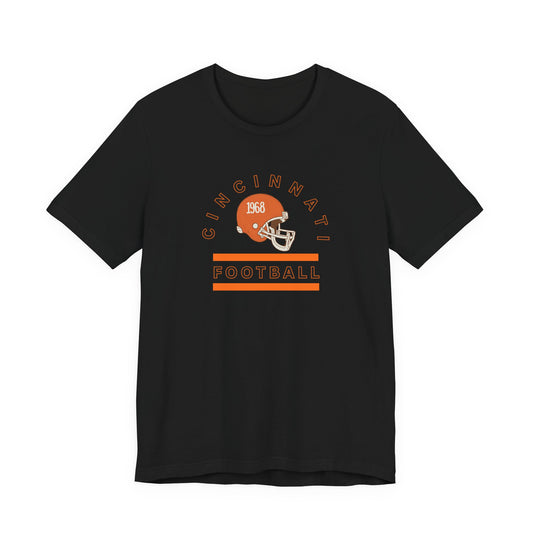 Cincinnati Football Retro Helmet Tee