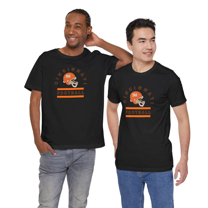 Cincinnati Football Retro Helmet Tee