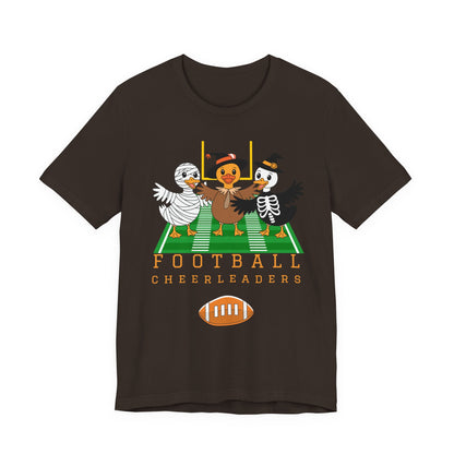 Football Cheerleader Halloween Tee