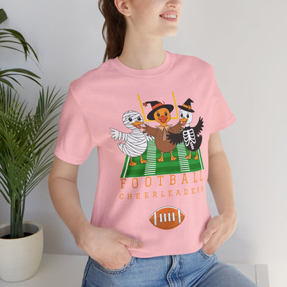 Football Cheerleader Halloween Tee