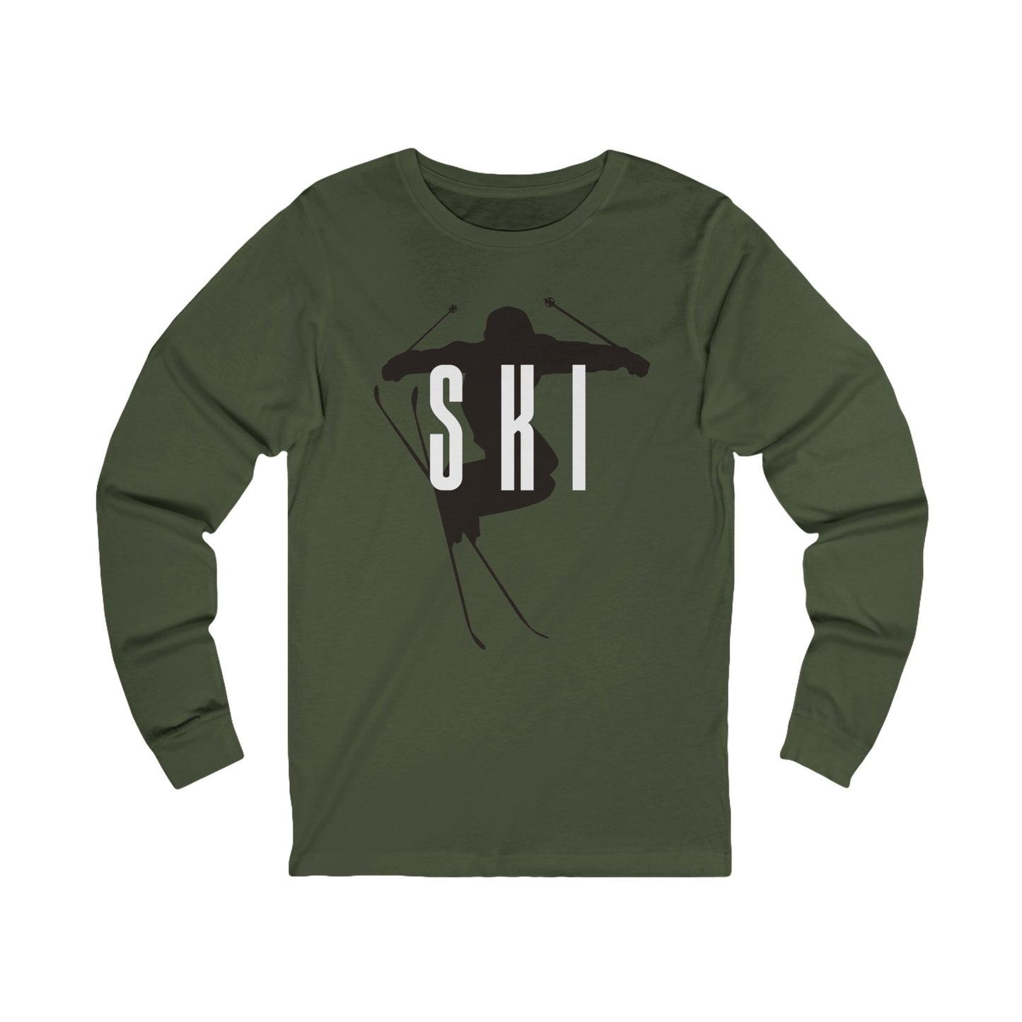 Ski Enthusiast Long Sleeve Tee - Perfect for Winter Adventures