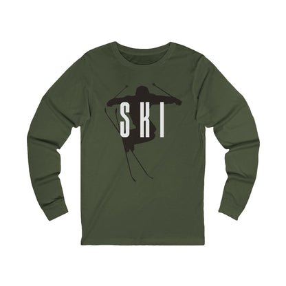 Ski Enthusiast Long Sleeve Tee - Perfect for Winter Adventures