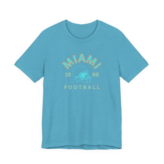 Miami Football Vintage 1966 Helmet Tee