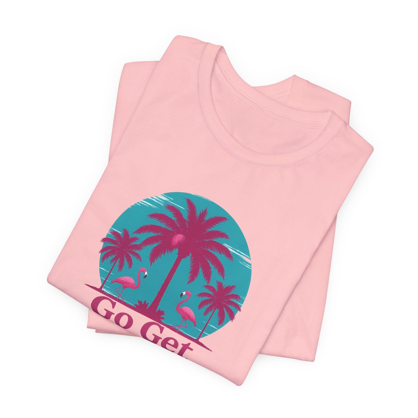 Go Get the Mop Palm Tree Retro Beach T-Shirt