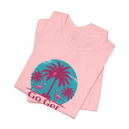 Go Get the Mop Palm Tree Retro Beach T-Shirt