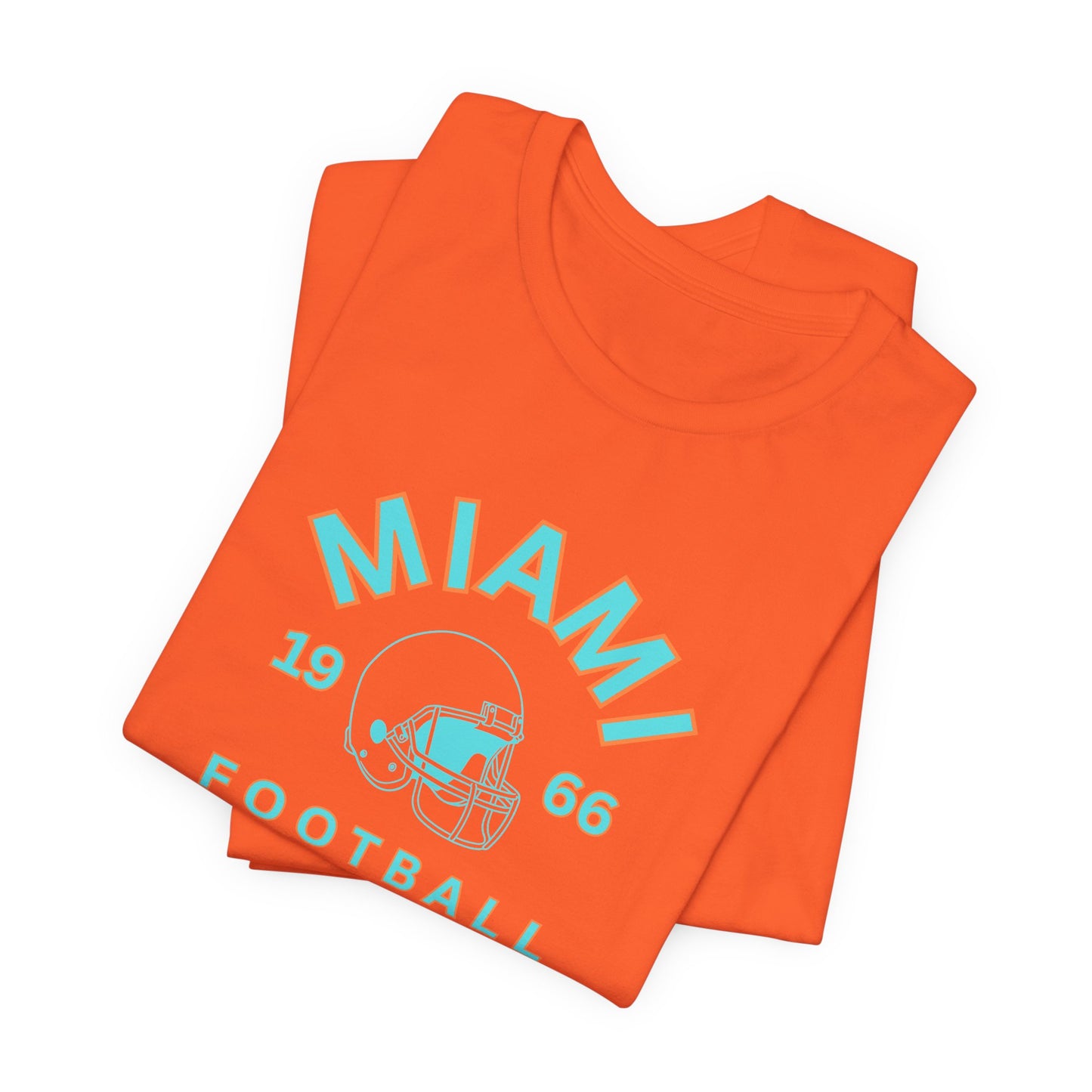 Miami Football Vintage 1966 Helmet Tee