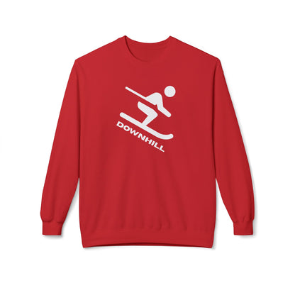 Downhill Ski Cozy Sweatshirt - Skier Graphic Crewneck