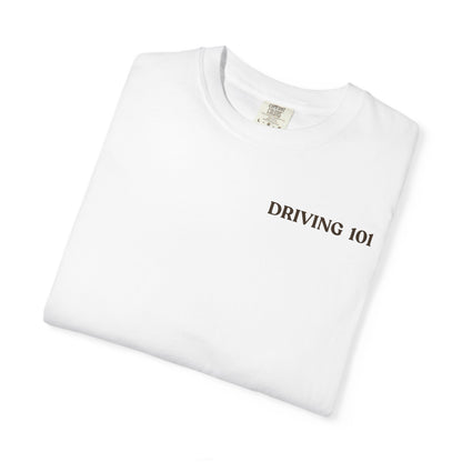 Driving 101 T-Shirt — "I Remember Driving With My Temps" Minimal Graphic Tee