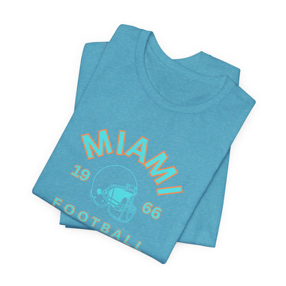 Miami Football Vintage 1966 Helmet Tee