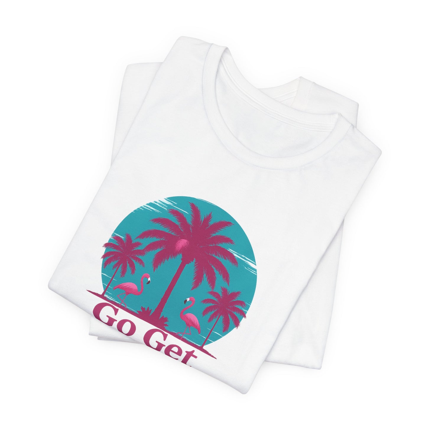 Go Get the Mop Palm Tree Retro Beach T-Shirt