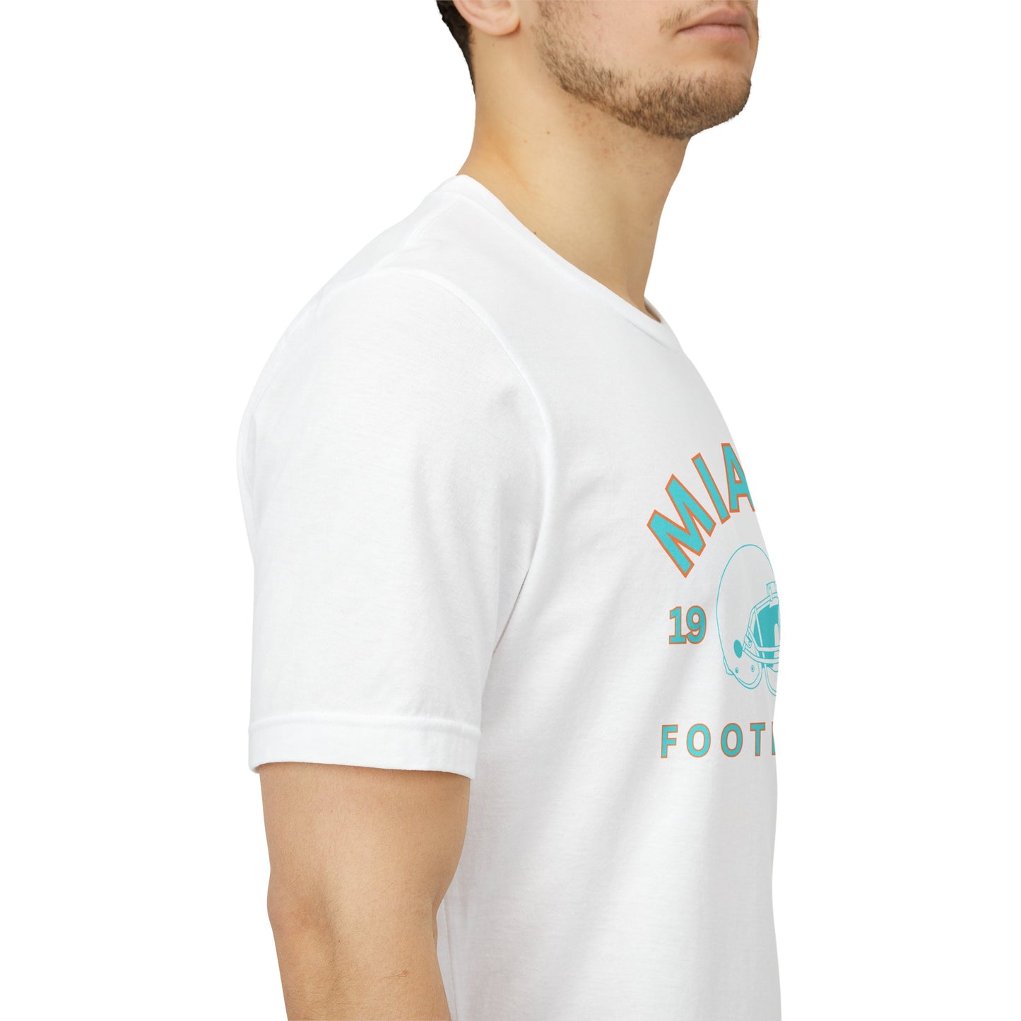 Miami Football Vintage 1966 Helmet Tee