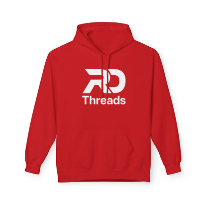 Fleece Hoodie, Cozy Casual Wear for Him/Her, RD Threads