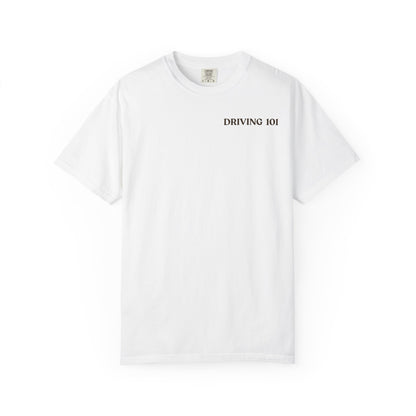 Driving 101 T-Shirt — "I Remember Driving With My Temps" Minimal Graphic Tee