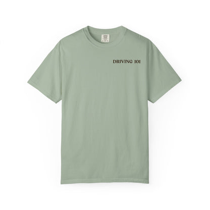 Driving 101 T-Shirt — "I Remember Driving With My Temps" Minimal Graphic Tee