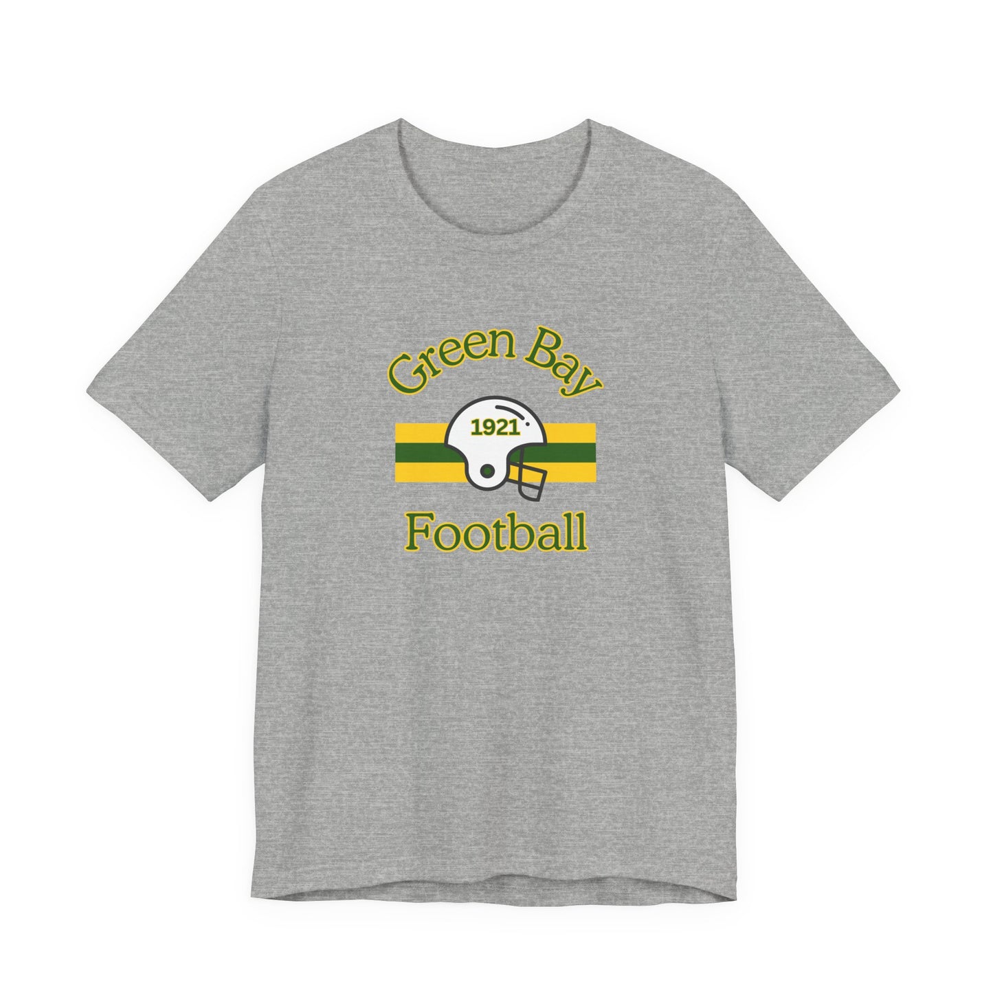 Green Bay Football Vintage 1921 Helmet Stripe T-Shirt