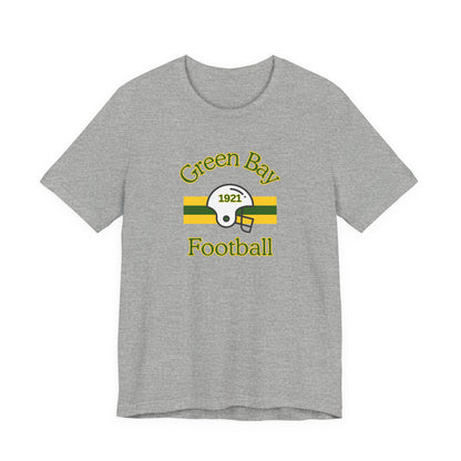 Green Bay Football Vintage 1921 Helmet Stripe T-Shirt