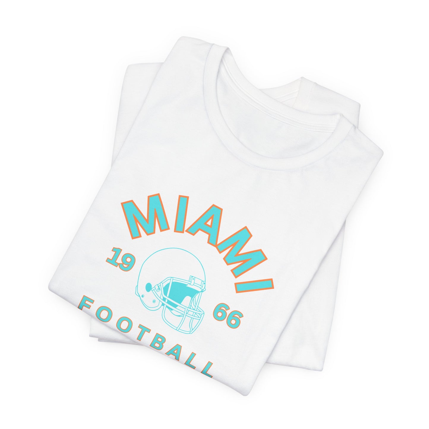 Miami Football Vintage 1966 Helmet Tee