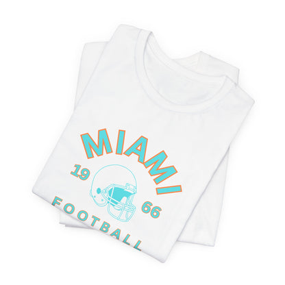 Miami Football Vintage 1966 Helmet Tee