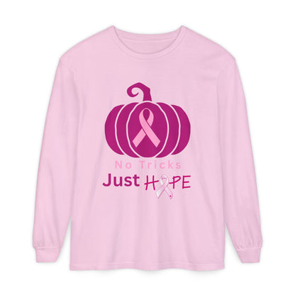 Halloween Breast Cancer Awareness Hope Long-Sleeve Tee - Unisex
