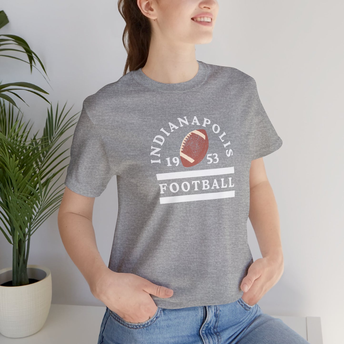 Indianapolis Football Tee — Retro 1953