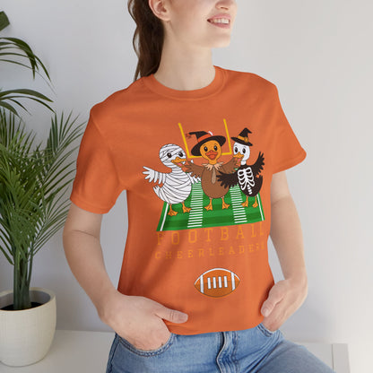 Football Cheerleader Halloween Tee