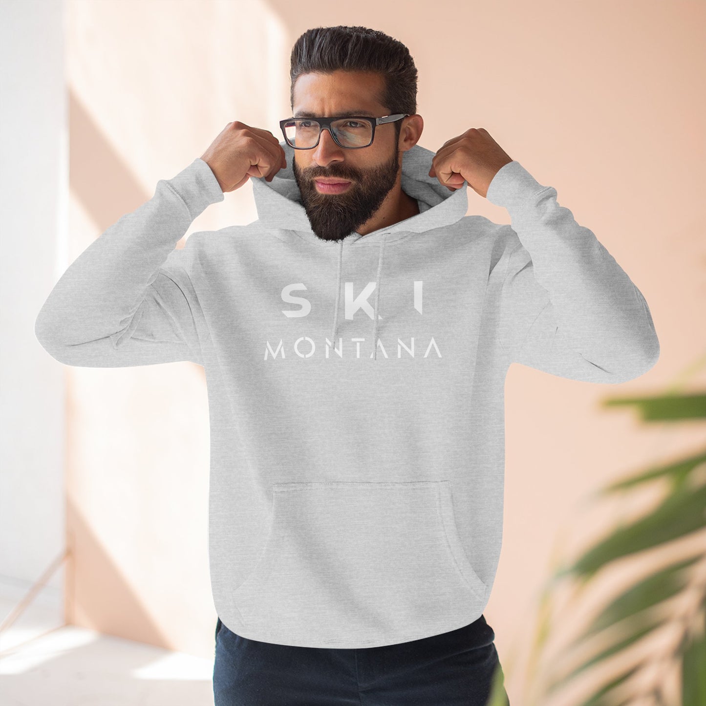 Ski Montana- Warm Pullover Hoodie