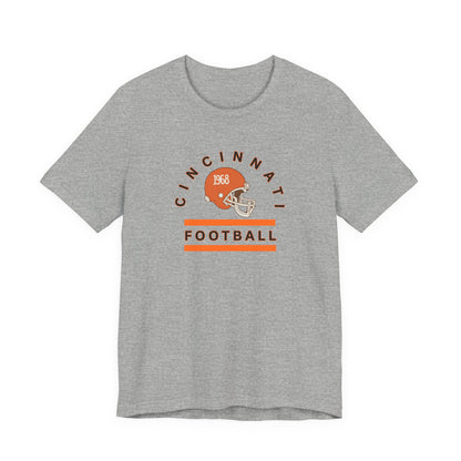 Cincinnati Football Retro Helmet Tee