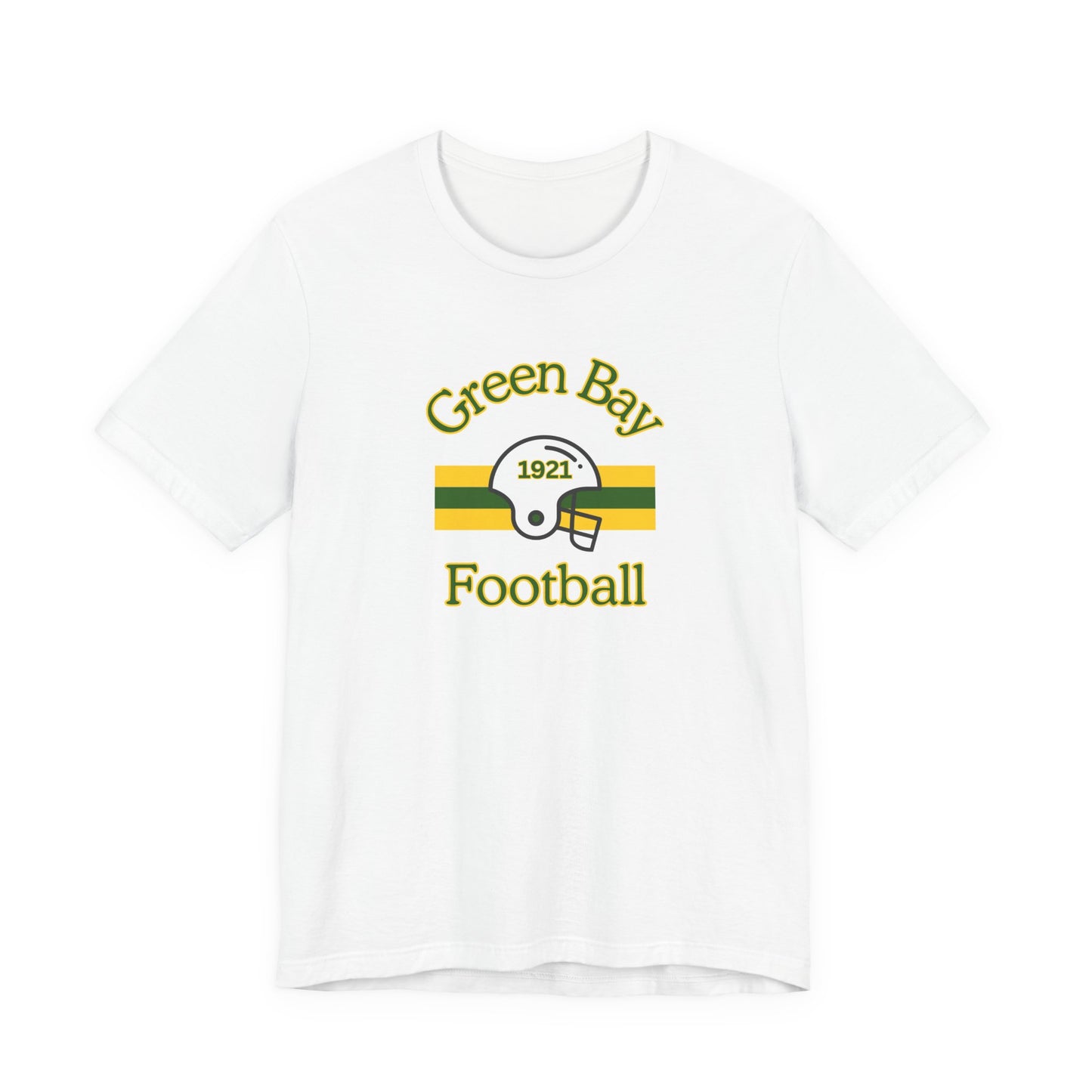 Green Bay Football Vintage 1921 Helmet Stripe T-Shirt