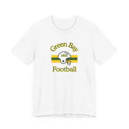 Green Bay Football Vintage 1921 Helmet Stripe T-Shirt