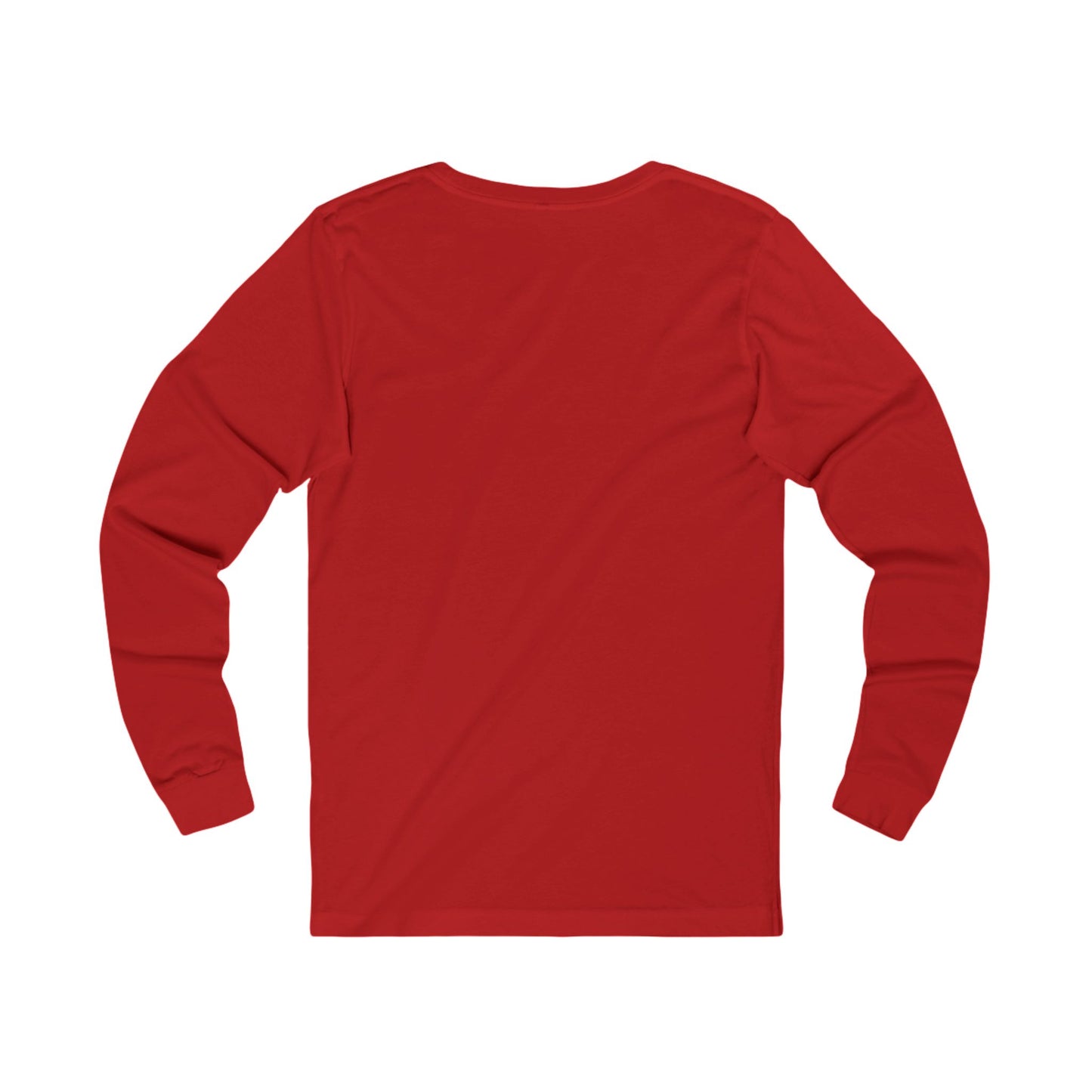 Mountain Fever long-sleeve tee in red- back view