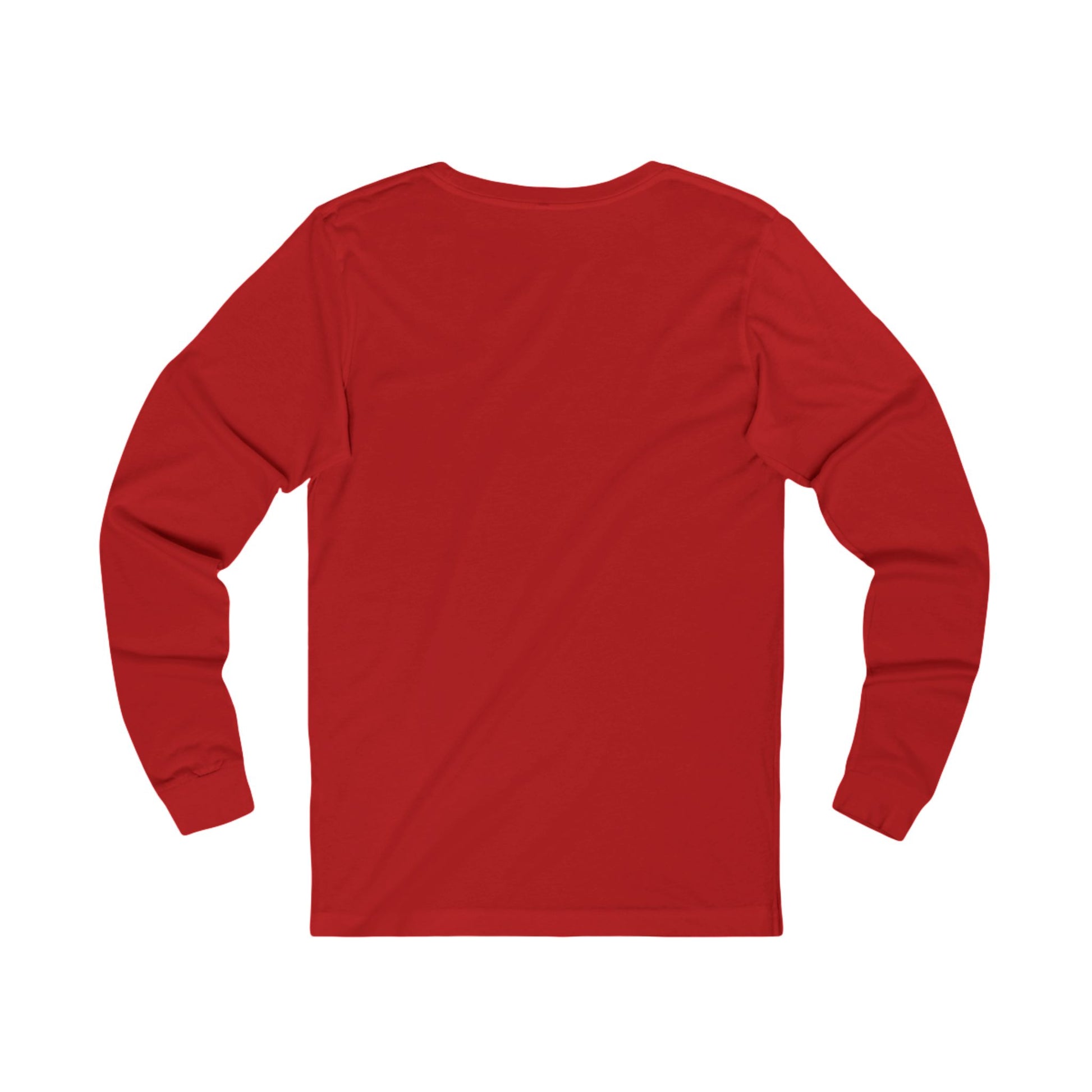 Mountain Fever long-sleeve tee in red- back view