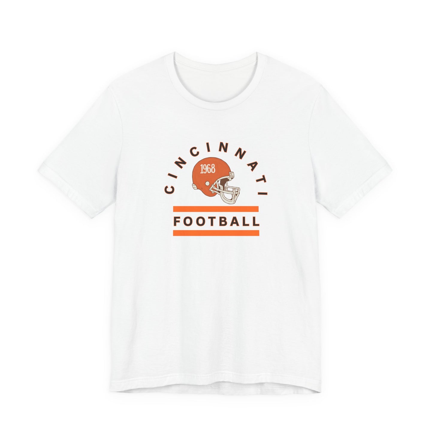 Cincinnati Football Retro Helmet Tee