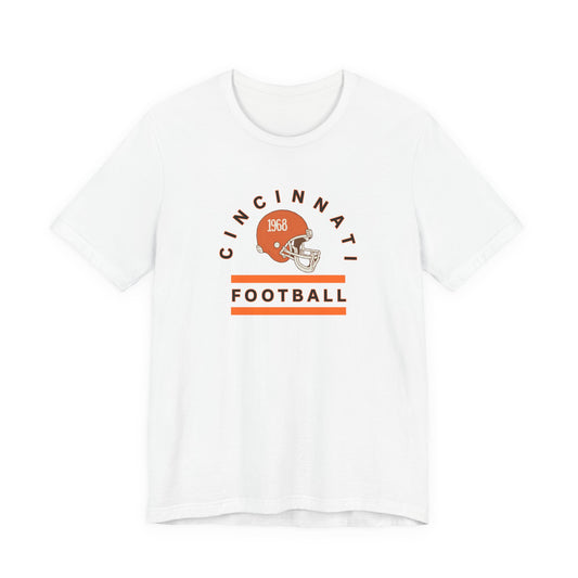 Cincinnati Football Retro Helmet Tee