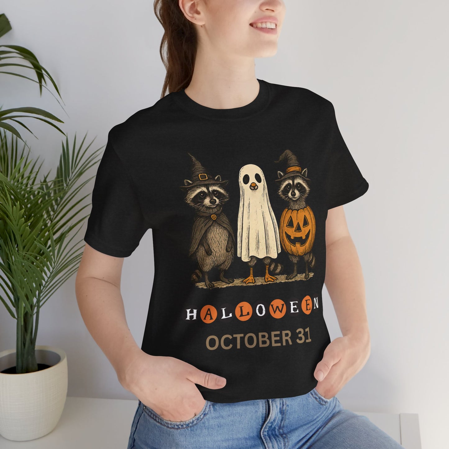 Halloween Raccoon Tee
