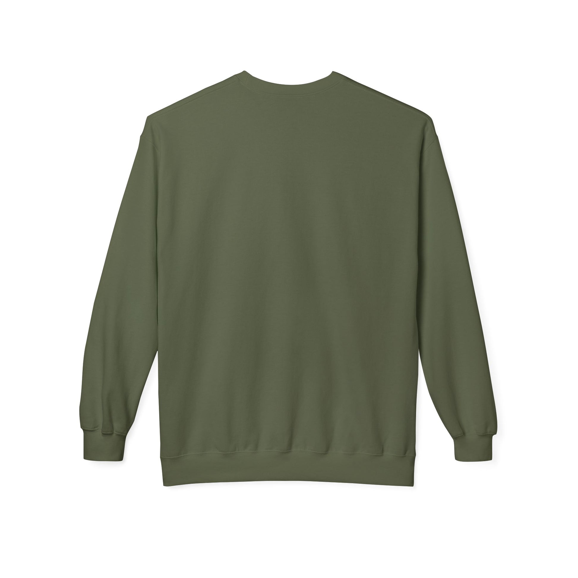 Downhill Ski Cozy Sweatshirt in green - back side