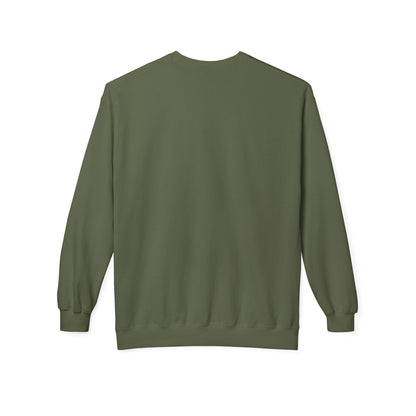 Downhill Ski Cozy Sweatshirt in green - back side