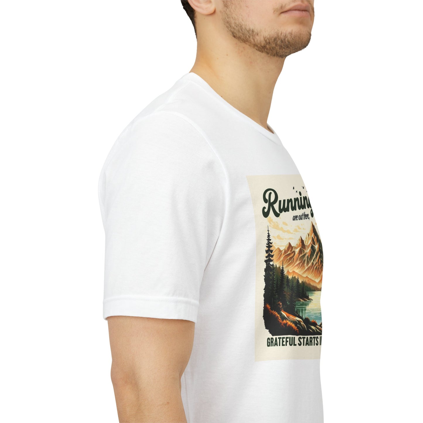 Running in Nature T-Shirt - Trail Runner Adventure Tee