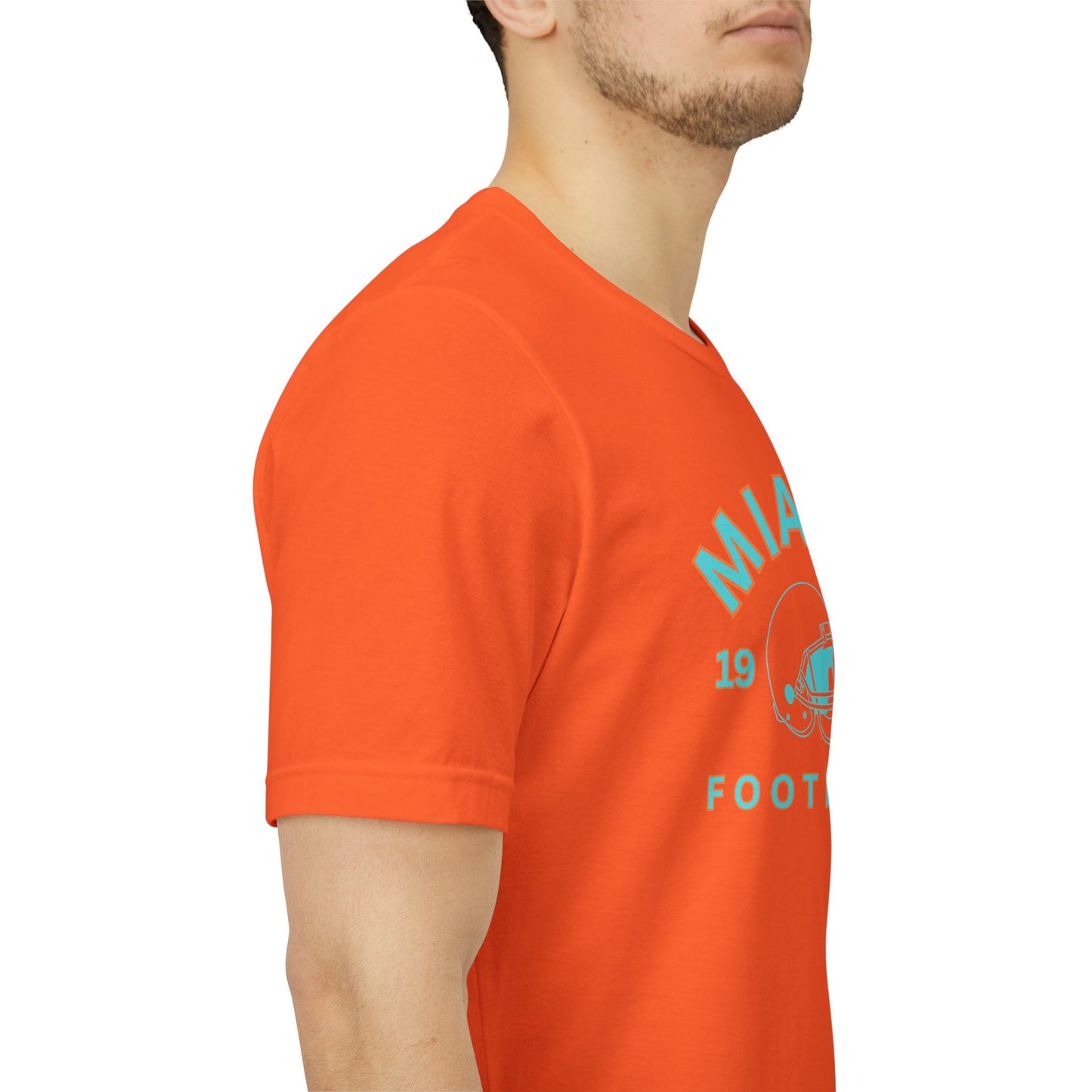 Miami Football Vintage 1966 Helmet Tee