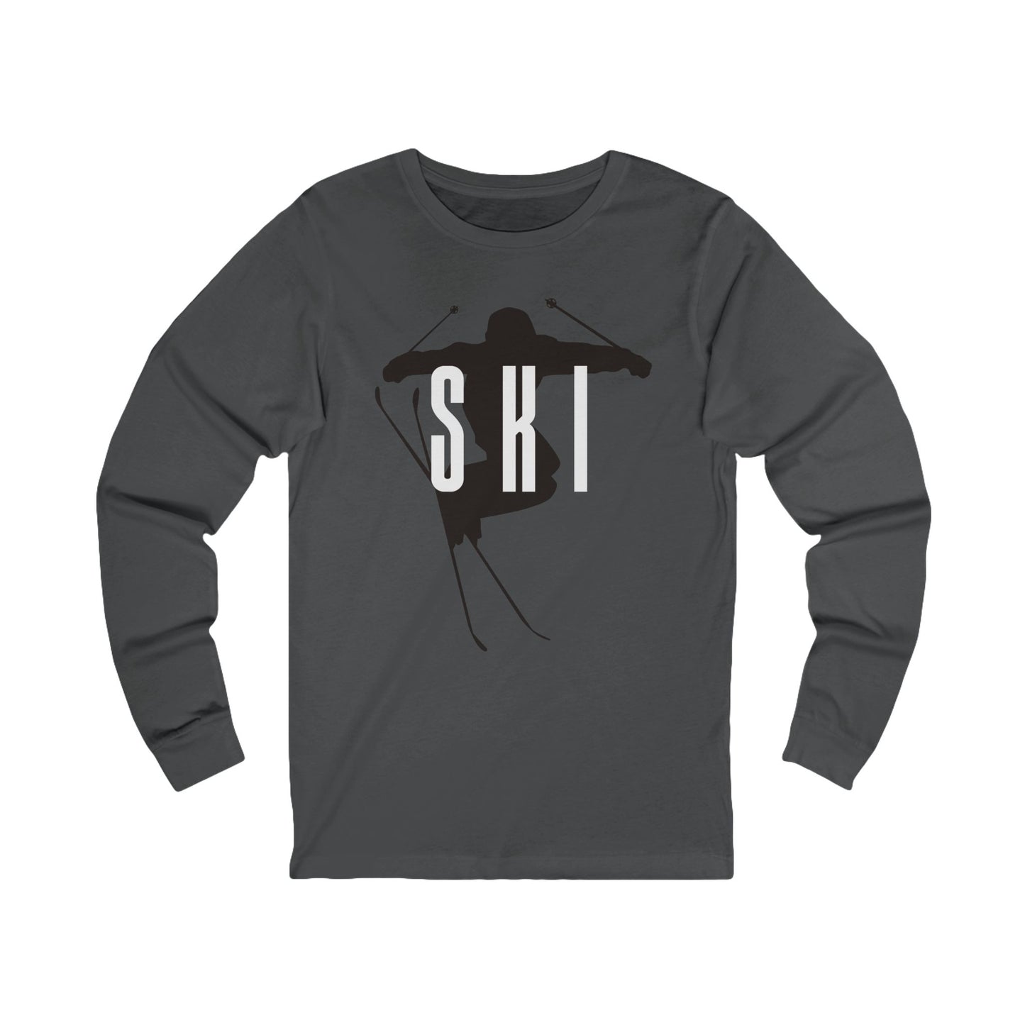 Ski Enthusiast Long Sleeve Tee - Perfect for Winter Adventures