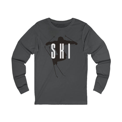 Ski Enthusiast Long Sleeve Tee - Perfect for Winter Adventures