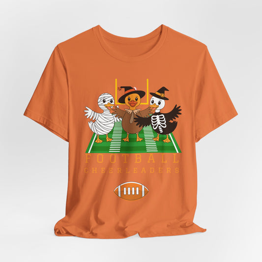 Halloween Football Cheerleader Tee