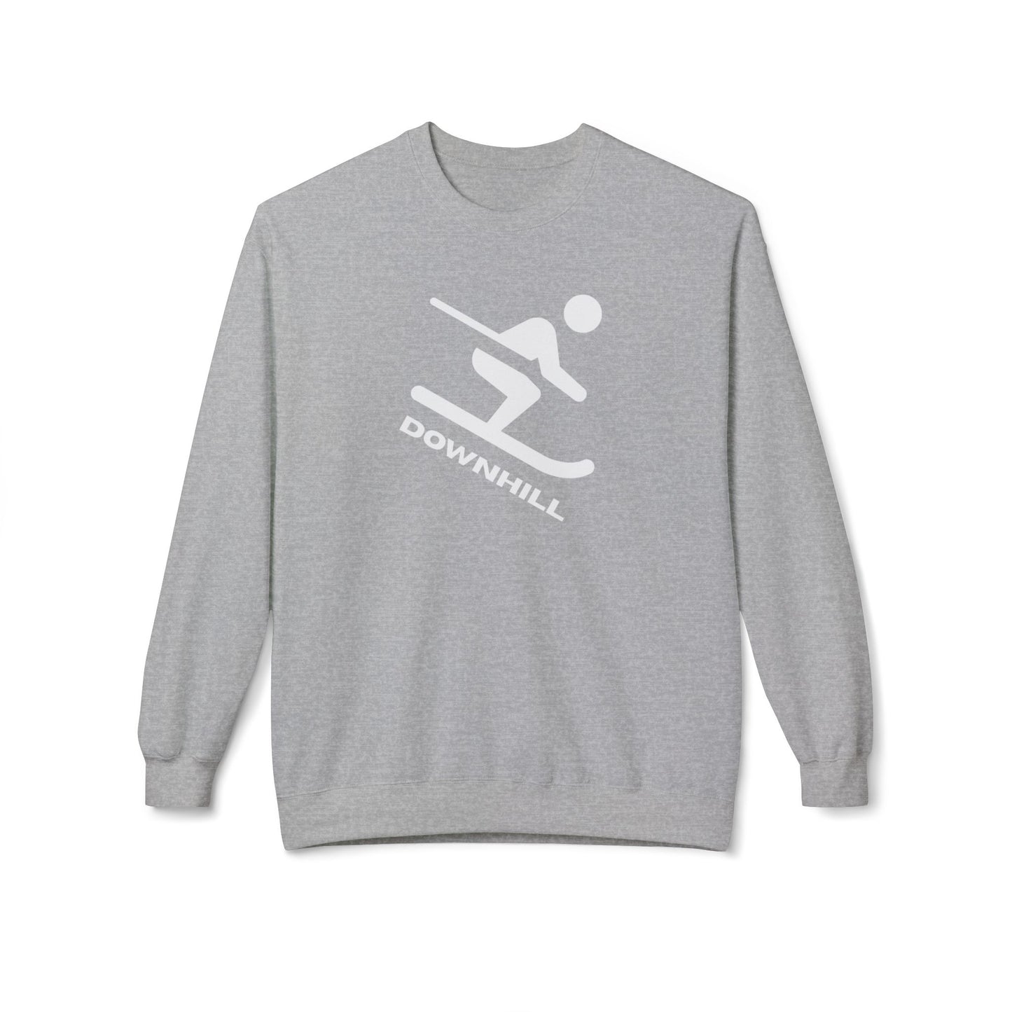 Downhill Ski Cozy Sweatshirt - Skier Graphic Crewneck