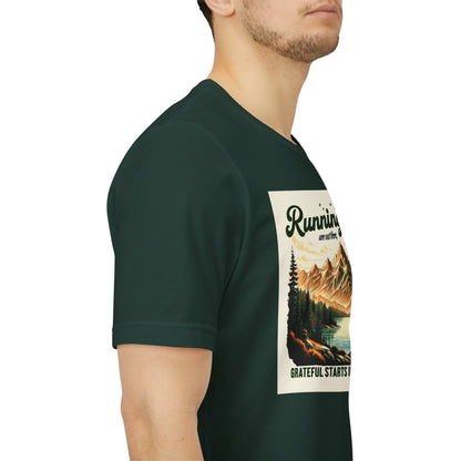 Running in Nature T-Shirt - Trail Runner Adventure Tee