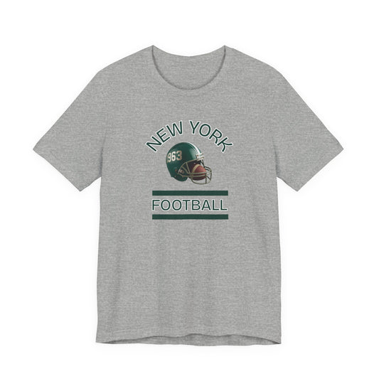 New York Football Helmet Vintage Team Tee — Retro Sports T-Shirt