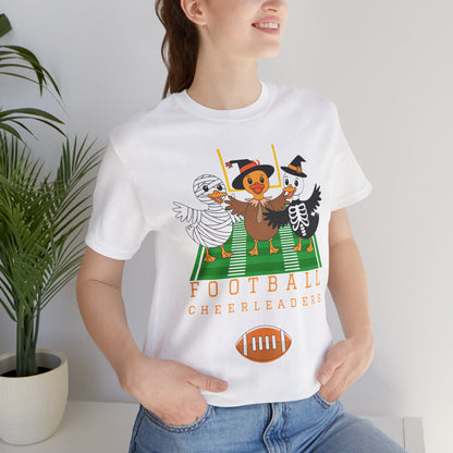 Football Cheerleader Halloween Tee